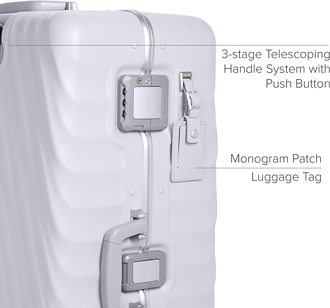 TUMI 19 Degree Frame Extended Trip 4 Wheel Packing Case - Lightweight Suitcase - Hard Shell Luggage - 30.0" X 20.5" X 11.0" - Pearl Grey Texture