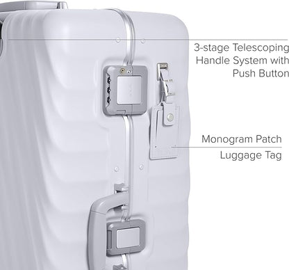 TUMI 19 Degree Frame Extended Trip 4 Wheel Packing Case - Lightweight Suitcase - Hard Shell Luggage - 30.0" X 20.5" X 11.0" - Pearl Grey Texture