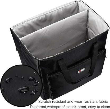BUBM Desktop Computer Carrying Case, Padded Nylon Carry Tote Bag for Transporting Computer Tower PC Chassis, Keyboard, Cable and Mouse…