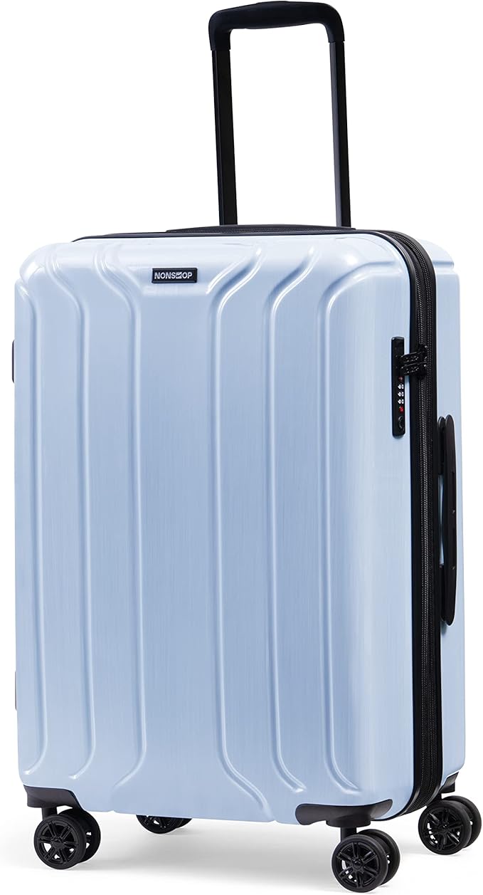 NONSTOP New York Elite Luggage Expandable Lightweight Spinner Wheels hard side shell Travel Suitcase Set, TSA Lock, Double USB Port, 3 packing cubes