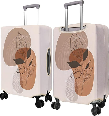 Travel Luggage Cover Suitcase Protector Fits 18-32 Inch Wheel Covers PatternedTravel Related Items Flower Luggage Protector Elastic L