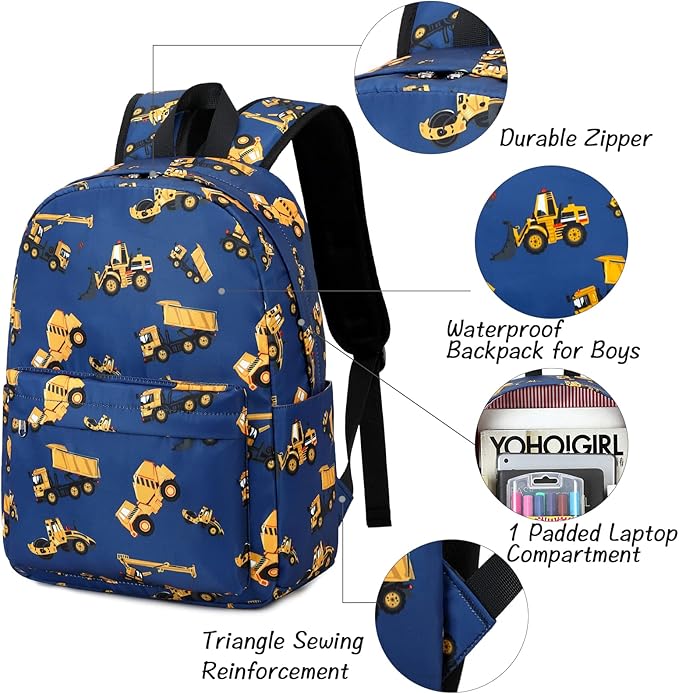 CAMTOP Preschool Backpack for Kids Boys Girls Toddler Backpack Kindergarten School Bookbags for Age 3-8