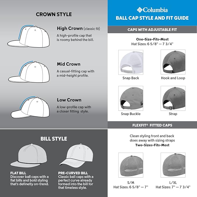 Columbia Unisex-Adult PFG Back Tack Snap Back