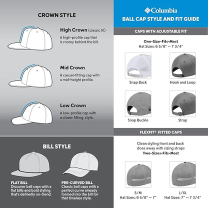 Columbia Unisex-Adult PFG Back Tack Snap Back