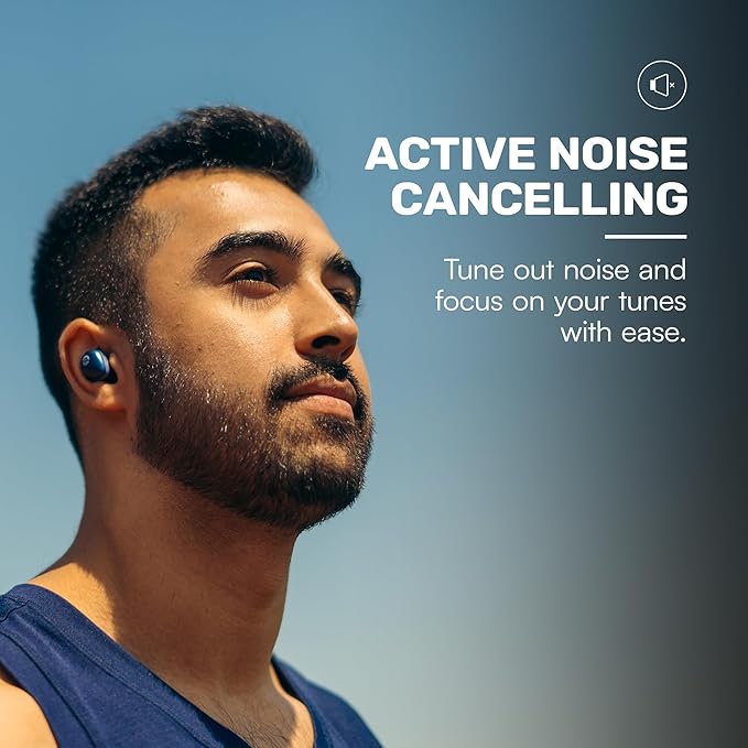 Raycon Fitness Bluetooth True Wireless Earbuds with Built in Mic 56 Hours of Battery, IPX7 Waterproof, Active Noise Cancellation, Awareness Mode, and Bluetooth 5.3 (Green)