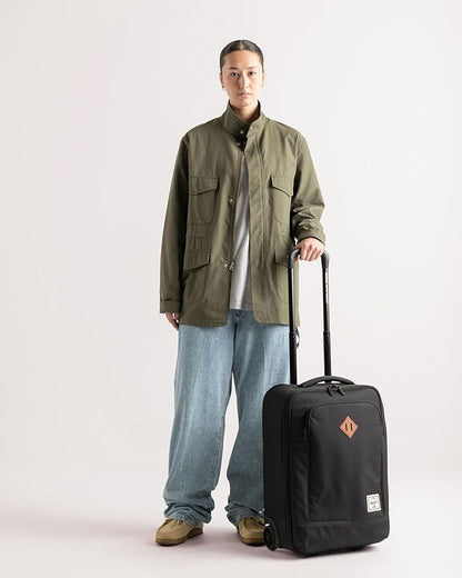 Herschel Supply Co. Heritage Softshell CarryOn Luggage, Black, Carry On Large 37L