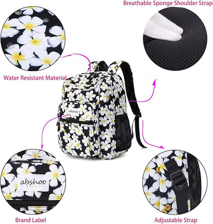abshoo Classical Basic Travel Backpack For School Water Resistant Bookbag