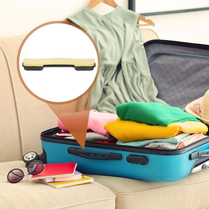 uxcell 2 Pcs Luggage Handle Replacement 8.5 Inch Suitcase Handle Carry Strap Plastic Pull Handle Grip Luggage Replacement Parts with Screws for Suitcase Box Luggage Case, Fruit Yellow