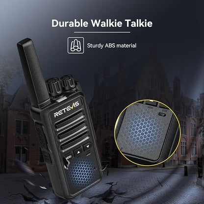 Retevis RT68B Long Range Walkie Talkies for Adults, with 10 Multi Way Charger, Easier Securer Charging, Rechargeable Two Way Radios for School Industry Warehouse(20 Pack)