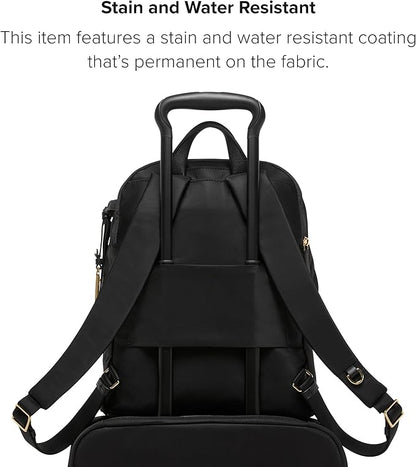 TUMI Women's Halsey Backpack, Black/Gunmetal, One Size