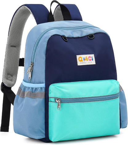 Toddler Backpack for Boys Girls 2-5, Kids Preschool Backpack, 13inch Little Kids Backpack Daycare School Bookbag for Kindergarten Elementary School Travel,Mint Blue
