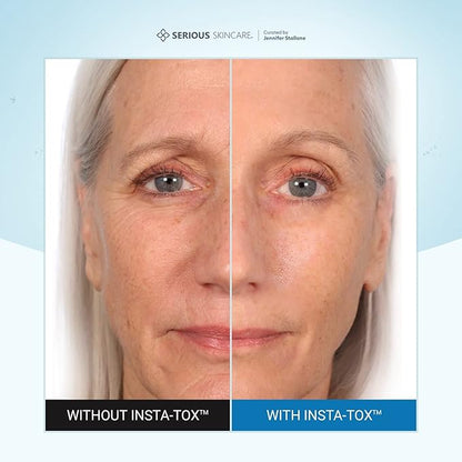 Serious Skincare INSTA-TOX Instant Wrinkle Smoothing Serum - Facial Filler Improves Appearance of Lines, Pores & Deep Wrinkles - Temporary Skin Tightener - Face Firming - .75 Fl Oz (2Pack)