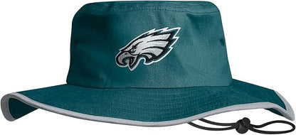NFL Solid Team Color Logo Sport Outdoor Sun Bucket Boonie Hat