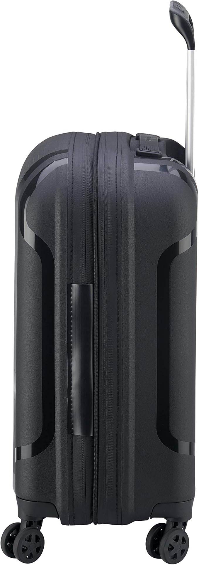 DELSEY PARIS Clavel Hardside Expandable Luggage with Spinner Wheels, Black, Carry-On 19 Inch