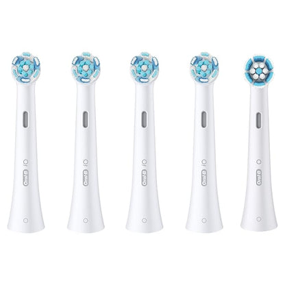 Oral-B iO Ultimate Clean Replacement Brush Heads, 5 Count, 4 Ultimate Clean + 1 Gum & Sensitive White