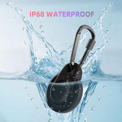 Waterproof Holder for AirTag Keychain Lock Case for Apple AirTags Keyring Durable Lightweight Cover for AirTag for Keys Kids Luggage Backpacks Pet Collar Multicolor 5Pack
