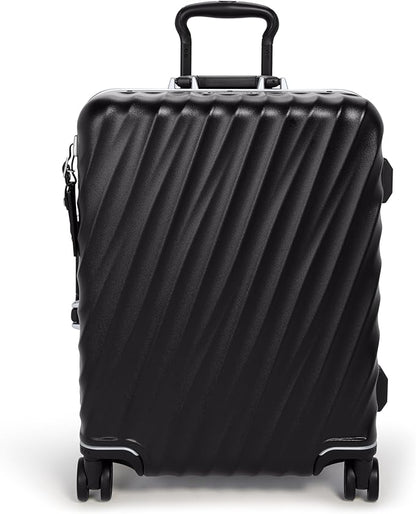 TUMI 19 Degree Frame Continental 4 Wheel Carry-On - Lightweight Suitcase - Hard Shell Luggage - 21.8" X 15.8" X 9.0" - Black Textured