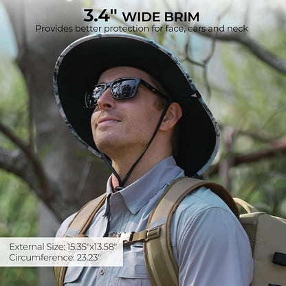 KastKing Sol Armis UPF 50 Boonie Hat - Sun Protection Hat, Fishing Hat, Beach & Hiking Hat, Paddling
