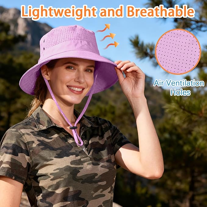 Sun Bucket Hat for Men Women Fishing Beach Safari Hats for Golf Hiking Hunting Outdoor UPF 50+