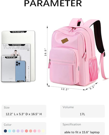 abshoo Classical Basic Travel Backpack For School Water Resistant Bookbag