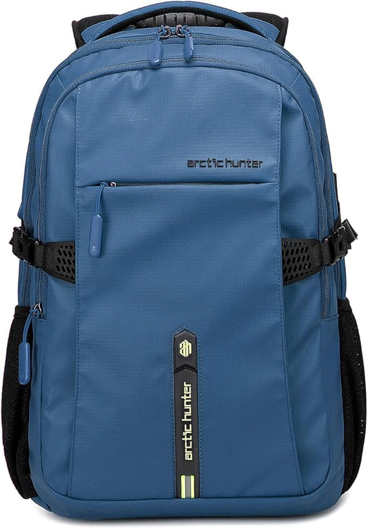 ARCTIC HUNTER AH Blue Business Laptop Backpack for Men Women, 30L Anti-Theft Carry on Travel Backpack Flight Approved for Airplane, Adults Back pack Bag for Work, Commuting, Weekend Casual Daypack