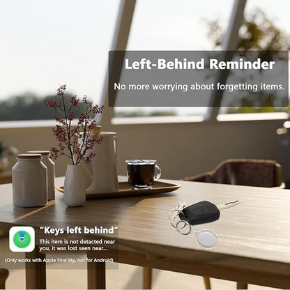 Air Tracker Tags-3 Pack, Item Tracker with Waterproof Case for Your Keys, Wallet etc, Luggage Tracker Works with Find My APP (iOS Only)