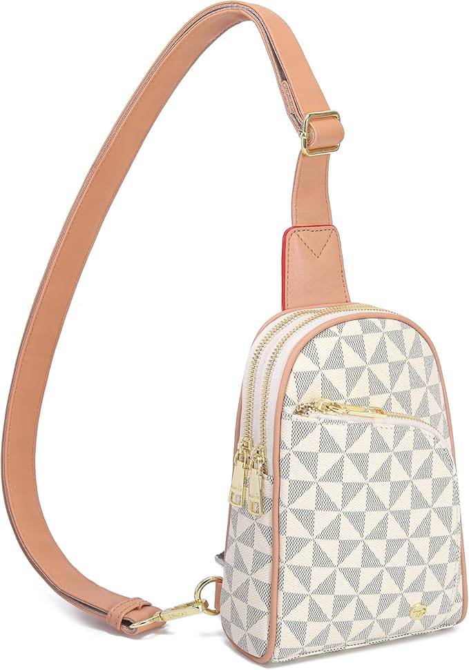 INICAT RFID Blocking Sling Bag,Anti Theft Crossbody Bags for Women,Travel Gifts Cross Body Purses Vegan Leather