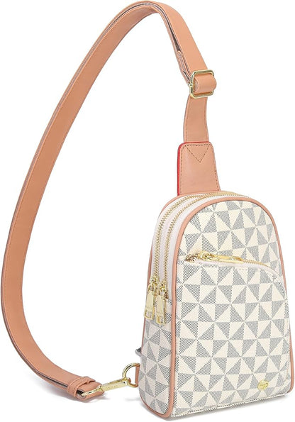 INICAT RFID Blocking Sling Bag,Anti Theft Crossbody Bags for Women,Travel Gifts Cross Body Purses Vegan Leather