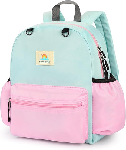 STEAMEDBUN Toddler Backpack for Girls 2-4: Preschool Kindergarten Backpacks - 12 inch Daycare Backpack
