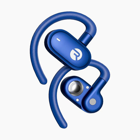 Raycon Fitness Open Earbuds – True Wireless Open Ear Bluetooth Headphones, Hook Design, IPX5 Water Resistant, 40 Hours of Battery Life (Blue)