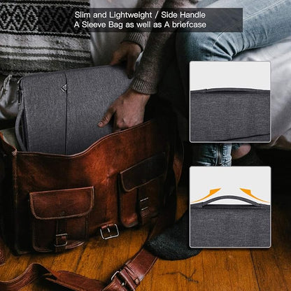 15.6 Inch Laptop Sleeve for Dell Inspiron 15, HP Pavilion, Acer Aspire/Chromebook, ASUS VivoBook Go, HP Lenovo Samsung Laptop Notebook Case, Space Grey