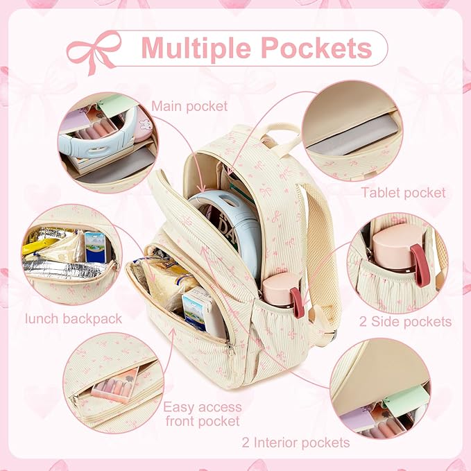 CAMTOP Preschool Backpack for Kids Boys Girls Toddler Backpack Kindergarten School Bookbags for Age 3-8