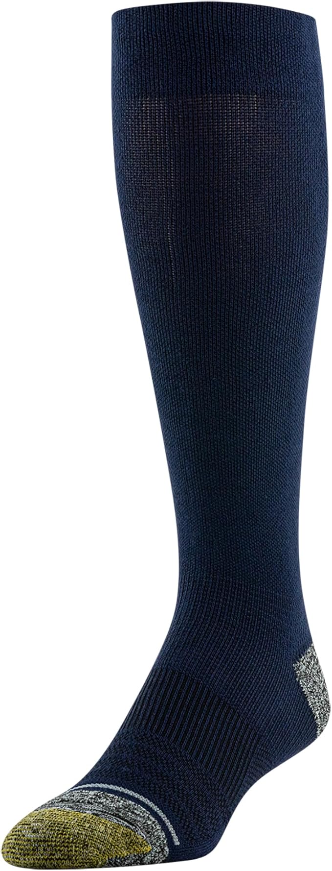 GOLDTOE Mens Mild Compression Over the Calf Comfort Socks, 2-pairs