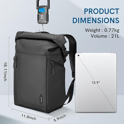 Kingsons Travel Laptop Backpack，Anti Theft Business Backpack for Men Womens Lightweight Waterproof Backpacks Computer Bag Fits 15.6 Inch Laptop and Notebook