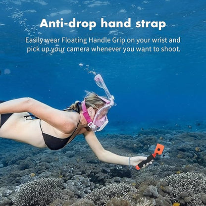 SEASKY Foam Floaty case & F1 Floating Handle Grip Kit Accessories for Gopro Hero 13/12/11/10/9 Sports Action Camera