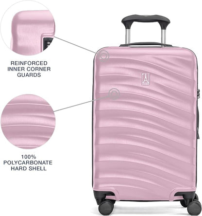 Travelpro Maxlite Air V2 Hardside Expandable Carry on Luggage, 8 Spinner Wheels, Lightweight Hard Shell Suitcase, TSA lock, Pink, Carry On 21-Inch