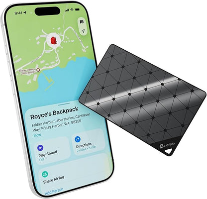 Smart Tracker [Apple MFi Certified] with Apple Find My, Bluetooth Wallet Finder, Smart Tag GPS Locator Tracking Device, 5-10 Staying Power, Item Finder for Keys, Wallet, Luggage, Pet, Bag