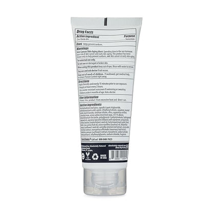 Absolutely Natural - SPF 8 Mineral Sunscreen - Water Resistant Moisturzing Lotion for Body & Face - Non-Nano Zinc Oxide, Vitamin E - 3 Oz