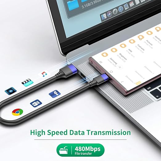 1ft Multipack Short iPhone Charger Cable for iPhone 14 13 12, Bulk Short USB A to USB C Cable 12 inch for Charging Station Compatible with iPhone 15 Samsung Galaxy S20 S10 Note 20 10, 10 Pack Mixed