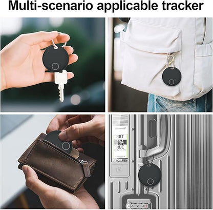 Tracker Tags 4 Pack, Luggage Tracking Tags Compatible with TUYA App and Smart Life APP, Both iOS and Android Compatible, Key Finder Locator with Sound, Smart Tag, Item Finder for Keys, Bags