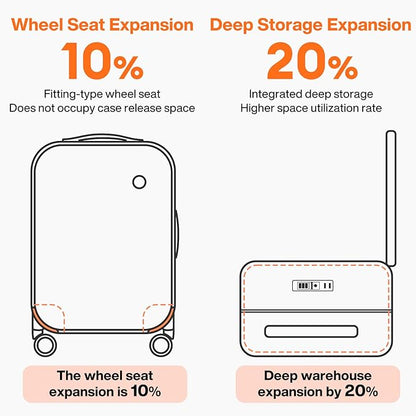 mixi 26 Inch Large Checked Luggage PC Hard Shell Suitcase Top Opening Aluminum Frame Travel Suitcases with Wheels, Rock Gray