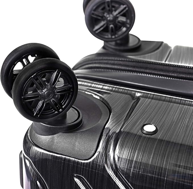 NONSTOP New York Elite Luggage Expandable Lightweight Spinner Wheels hard side shell Travel Suitcase Set, TSA Lock, Double USB Port, 3 packing cubes