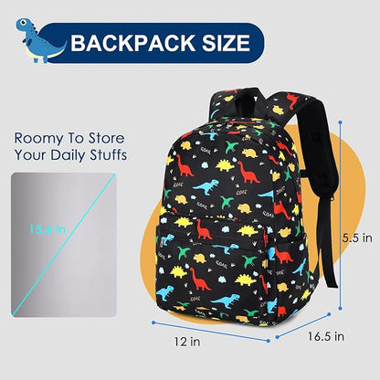 CAMTOP Backpack for Kids, Boys Girls Preschool Backpacks with Lunch Box Toddler Kindergarten School Bookbag Set