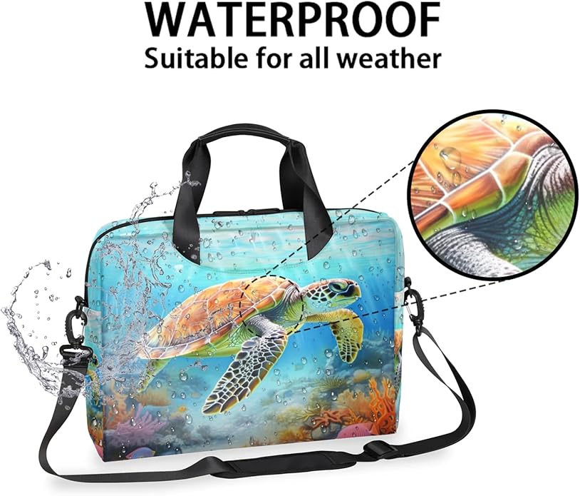Laptop Bag Bohemian Mandala Laptop Satchel Briefcase Adjustable shoulder Carrying for MacBook Pro 16 inch