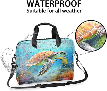 Laptop Bag Bohemian Mandala Laptop Satchel Briefcase Adjustable shoulder Carrying for MacBook Pro 16 inch
