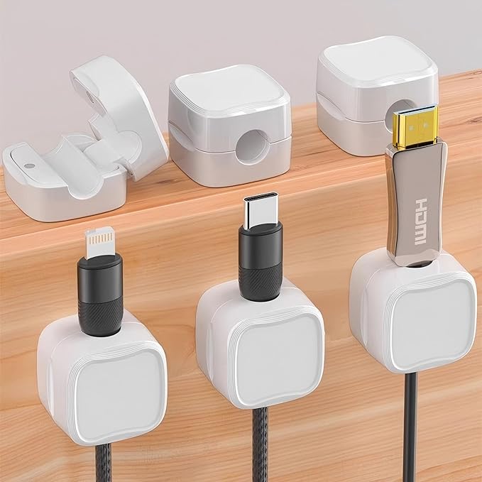 10 colors of silicone cable ties +10 data cable fixers, suitable for binding headphones, charging cables, curtains and umbrellas. It is a good gift for families, schools and offices