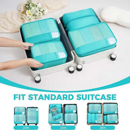 BAGAIL 9 Set Packing Cubes Luggage Packing Organizers for Travel Accessories
