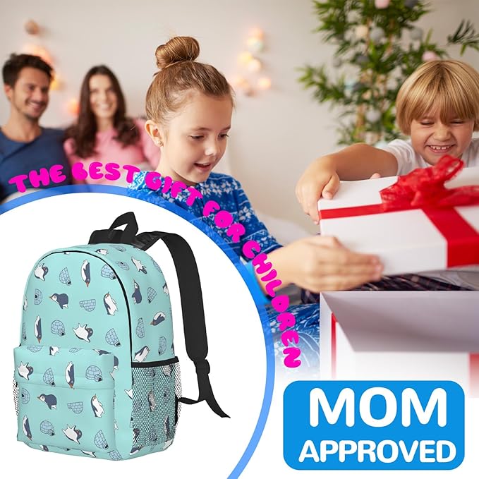 Kids Backpack for School Elementary Lightweight Cute Students Bookbag for Teens Boys Girls School Bag