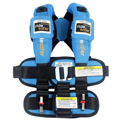 RideSafer - Small Blue, Lightweight, Compact, Portable Car Seat - Perfect for Travel and Everyday Child Safety (Pack of 6)