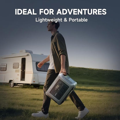 ALLPOWERS R1500 LITE Portable Power Station,1600W/1056Wh LiFePO4 Solar Generator, Solar Power with UPS Function, Fast Charging (R1500 LITE)